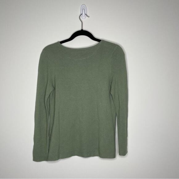 Eileen Fisher Sea Green Crewneck Tencel Sweater S Small - Picture 5 of 9